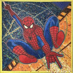 SOLD <br>既視感-蜘蛛人 <br> Somewhere In Time - Spiderman<br> 40x40cm(8) <br> Acrylic On Canvas <br> 2024